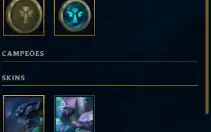 conta esmeralda IV com 3 skins da senna pronta entrega