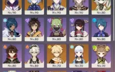Genshi - Ayato + BIS, Baizhu + BIS, Kazuha + BIS, Furina BIS