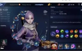Conta MIR4 Arqueira LVL 67 SA81 com pet épico