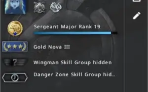 CS:GO PRIME | 2 MEDALHAS | OURO 3 |735 JOGOS | LV 18 STEAM