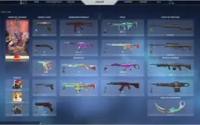 Conta de valorant e lol com karambit velocity e mais