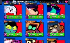 Conta Brawl Stars 19K Troféus 5 Lendarios
