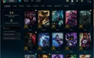 Ouro 4, 35 Champs, 2 Skins épicas