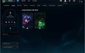Ouro 4, 35 Champs, 2 Skins épicas