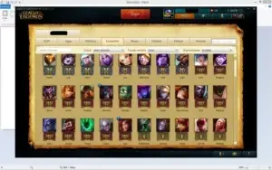 CONTA LOL PRATA - 82 CHAMPS