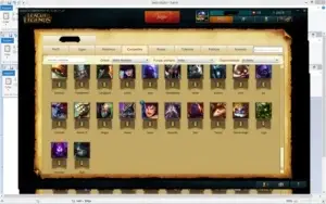 CONTA LOL PRATA - 82 CHAMPS