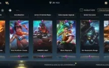 Conta Wild Rift com todos os campeões e com 31 skins