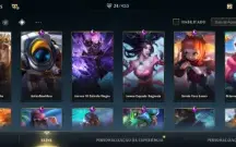 Conta Wild Rift com todos os campeões e com 31 skins