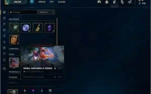 Conta ouro 1 e ouro 2 flex com 6 skins e 34 champs