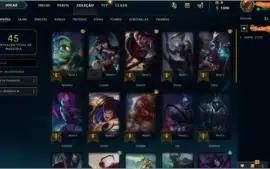 Conta lvl 38 Diamond 4 MMR de d3,d2 27 champions, 3910 EAs.