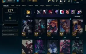 Prata 2 com 60 Champs e 24 Skins