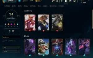 Prata 2 com 60 Champs e 24 Skins