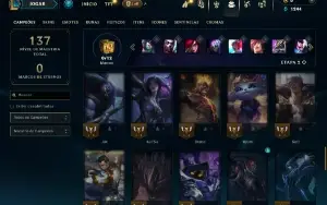Prata 2 com 60 Champs e 24 Skins