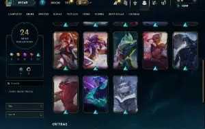 Prata 2 com 60 Champs e 24 Skins