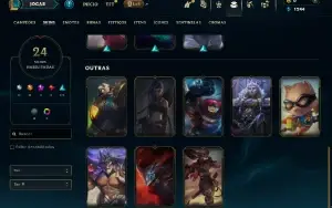 Prata 2 com 60 Champs e 24 Skins