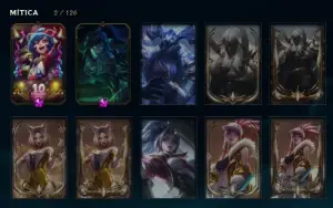 Conta League Of Legends 251 Skins +Skin Rammus Rei +5925 RP