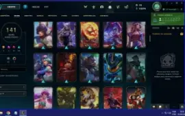Conta Lol Mestre 75%Win Rate!/ 141 Skins Aceito Oferta