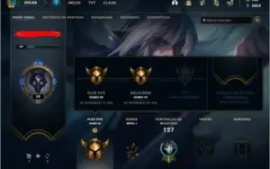 CONTA GOLD 4 LVL 59 COM 45 CAMPEÕES+26 SKINS (+5 NO ESPÓLIO)