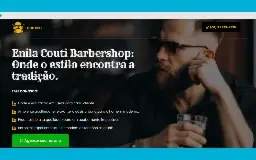 Landing page Barbearia Editavel Profissional
