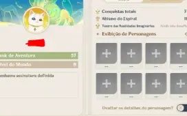 Conta Genshin Impact AR 57 11 personagens 5⭐