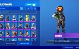 conta fortnite+ salve o mundo+1870 v bucks 60 skins