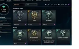 Conta do lol atualmente d4