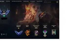 Conta do lol atualmente d4
