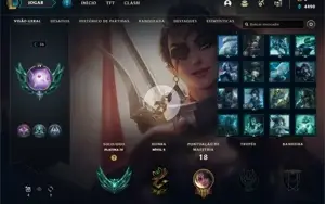 Conta Platina 4 - Smurf LOL (league of legends) ELOMOON