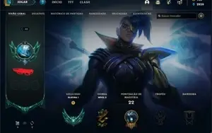 SMURF PLATINA 1 COM KAYN ODISSEIA LEAGUE OF LEGENDS