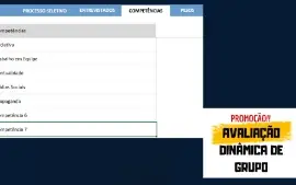 Planilha Avaliação Dinâmica em Grupo / RH