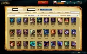 Conta: Diamante IV - 112 campeões - 35 skins - 2 cromas.