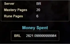 Conta lol 150 skins, 6 paginas de runas, prata 4.