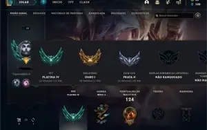 CONTA LOL NICK RARO E DIANA PRESTIGIO