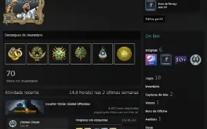 Conta Com Muitas Medalhas Csgo