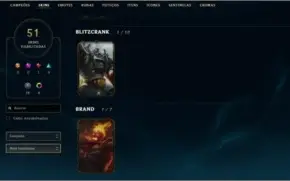 Lol Conta Gold 4 Com 51Skins