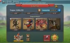 VENDO CONTA LORDS MOBILE - 209M T4 390kGems