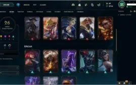 Conta Gold 3 - 5 skins lendarias