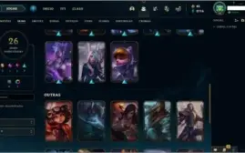 Conta Gold 3 - 5 skins lendarias