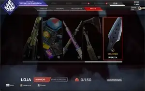 HERANÇA WRAITH E TODAS SKINS LENDARIAS E MUITOS ITENS