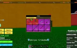 Conta Blox com todos estilos de luta todas espadas todas v4