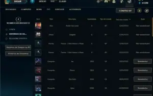 Conta ouro 3 com 23 Champs e 1 Skin (SEM EMAIL CONFIRMADO)