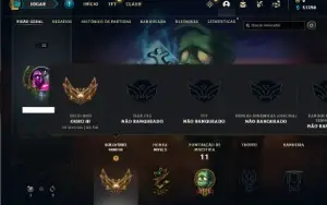 Conta ouro 3 com 23 Champs e 1 Skin (SEM EMAIL CONFIRMADO)