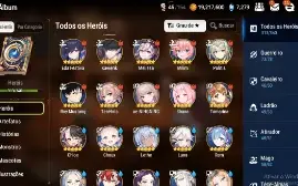 [Epic Seven] Conta Mid-Late Game/30 Ml5/Todos Os Colabs