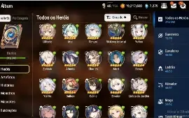 [Epic Seven] Conta Mid-Late Game/30 Ml5/Todos Os Colabs