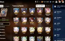 [Epic Seven] Conta Mid-Late Game/30 Ml5/Todos Os Colabs