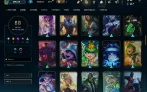 Diamante 3 com 85 Champs e 88 Skins ( SUP / MID )