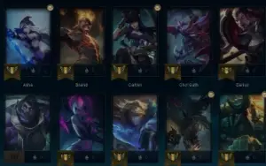 Conta de Lol platina 2 lvl 50
