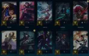 Conta de Lol platina 2 lvl 50