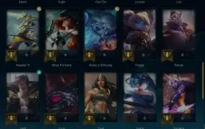 Conta de Lol platina 2 lvl 50