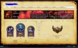 CONTA LOL NIVL 30 56CHAMPS 3 ULTIMATES E ETC